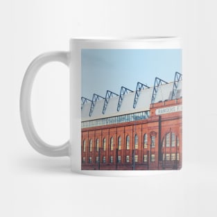 Ibrox Stadium at blue hour Mug